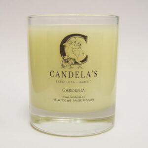 vela aromática olor a gardenia